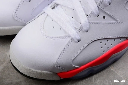 Infrared 6 White Jordan Retro 384664-123 1114